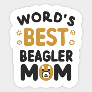 Funny Beagle Dog Life Is Better With A Beagle Sticker